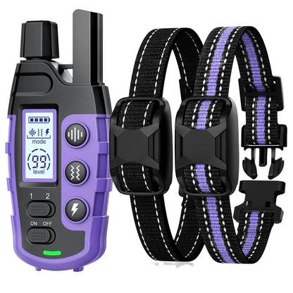 3300Ft Electric Dog Training Collar – Remote Control Waterproof E-Collar with Shock & Vibration for Dogs