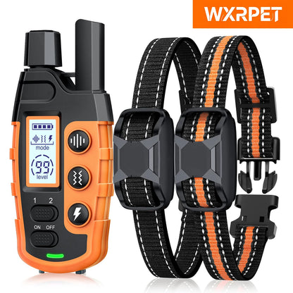 3300Ft Electric Dog Training Collar – Remote Control Waterproof E-Collar with Shock & Vibration for Dogs