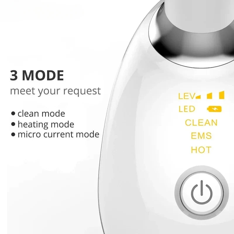 7-Color EMS Neck & Face Lifting Massager – LED Photon Therapy Skin Tightening & Anti-Wrinkle Device