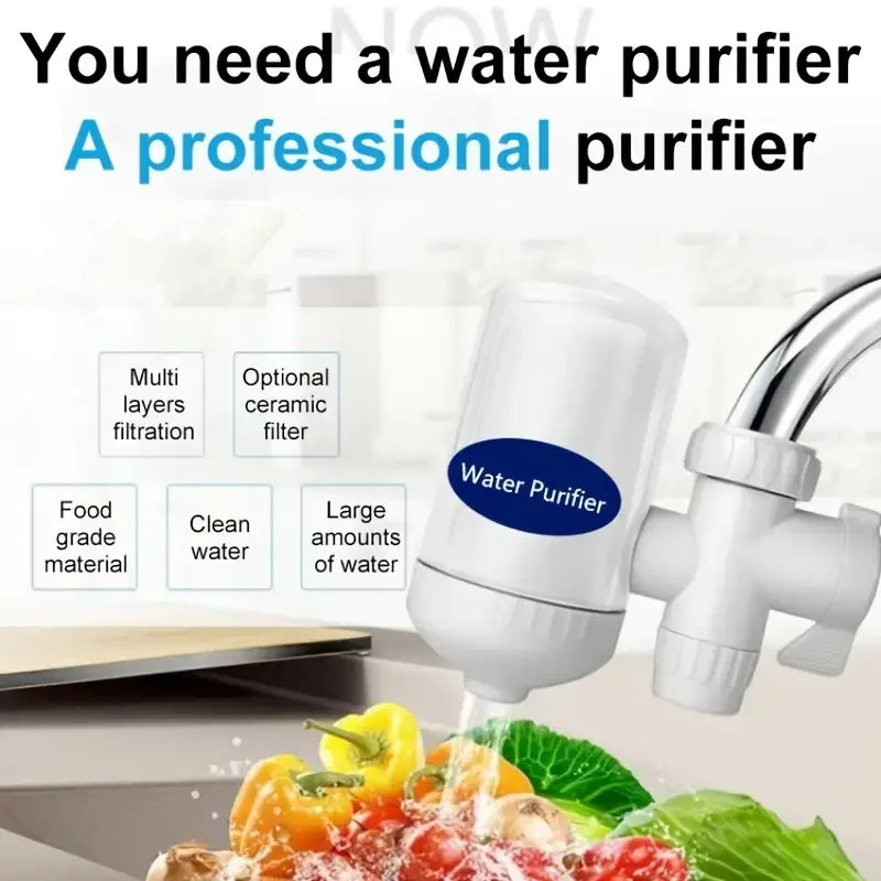 Faucet Purifier Kitchen Faucet 5-level Filter Can Be Repeatedly Cleaned And Replaced Filter Element Household Water Purifier