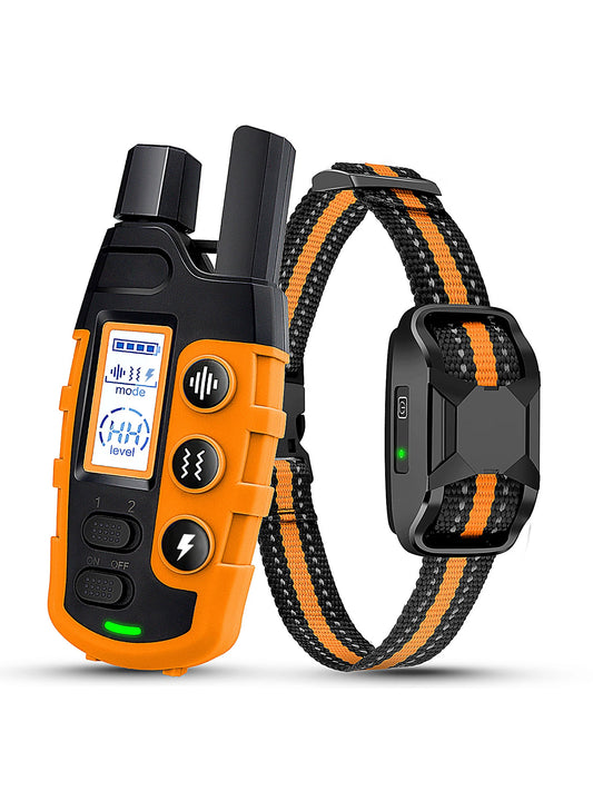 3300Ft Electric Dog Training Collar – Remote Control Waterproof E-Collar with Shock & Vibration for Dogs