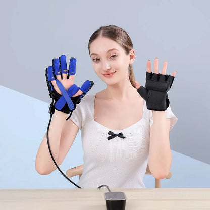 Intelligent Rehabilitation Robot Gloves – Stroke and Hemiplegia Hand Therapy Massage Training Gloves