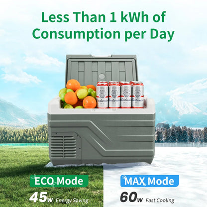 Alpicool Portable Car Refrigerator Freezer 25L/35L/45L – 12V Compressor Cooler for Camping, Travel & RV