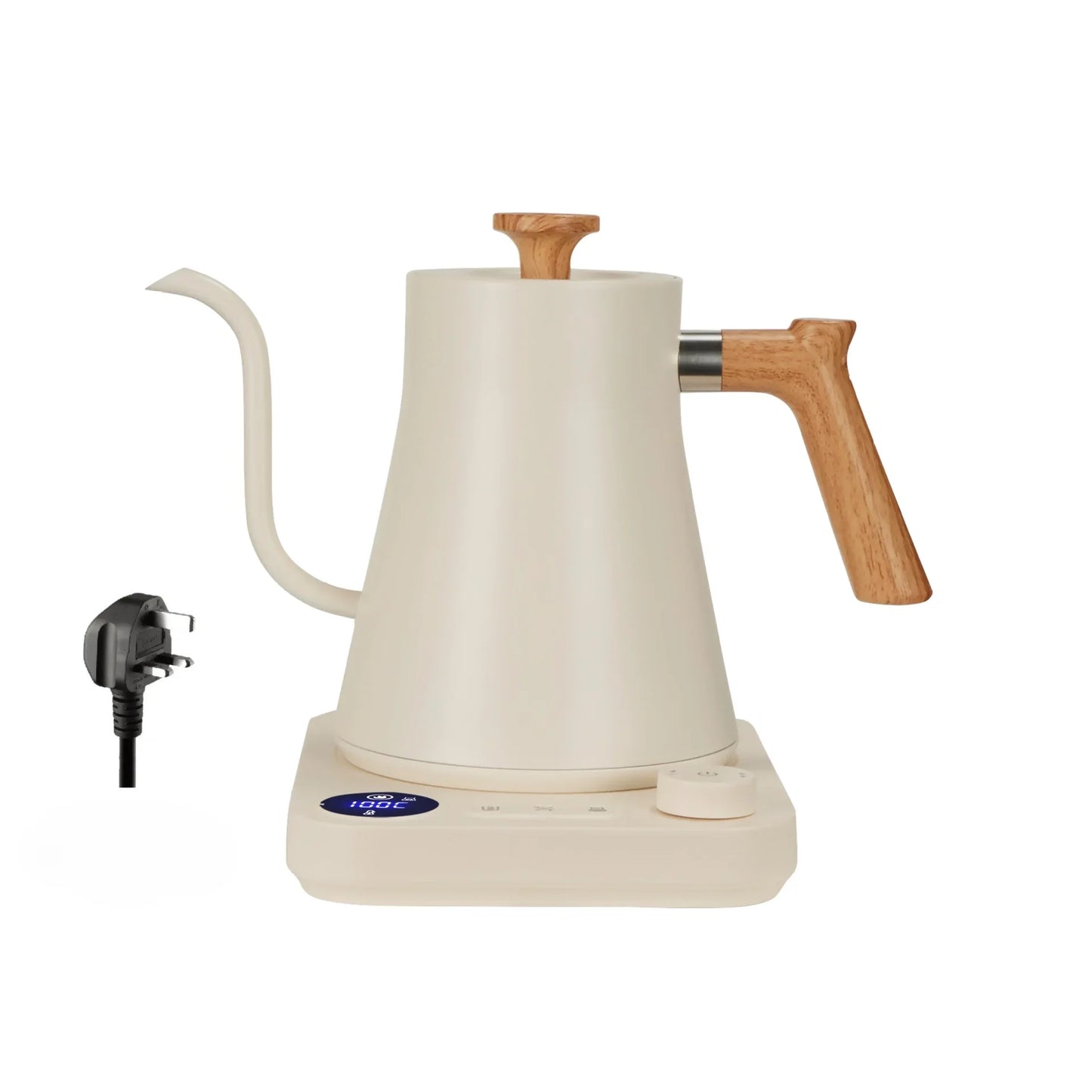 Electric Gooseneck Kettle 900ML with Temperature Control – Smart Pour Over Coffee & Tea Kettle