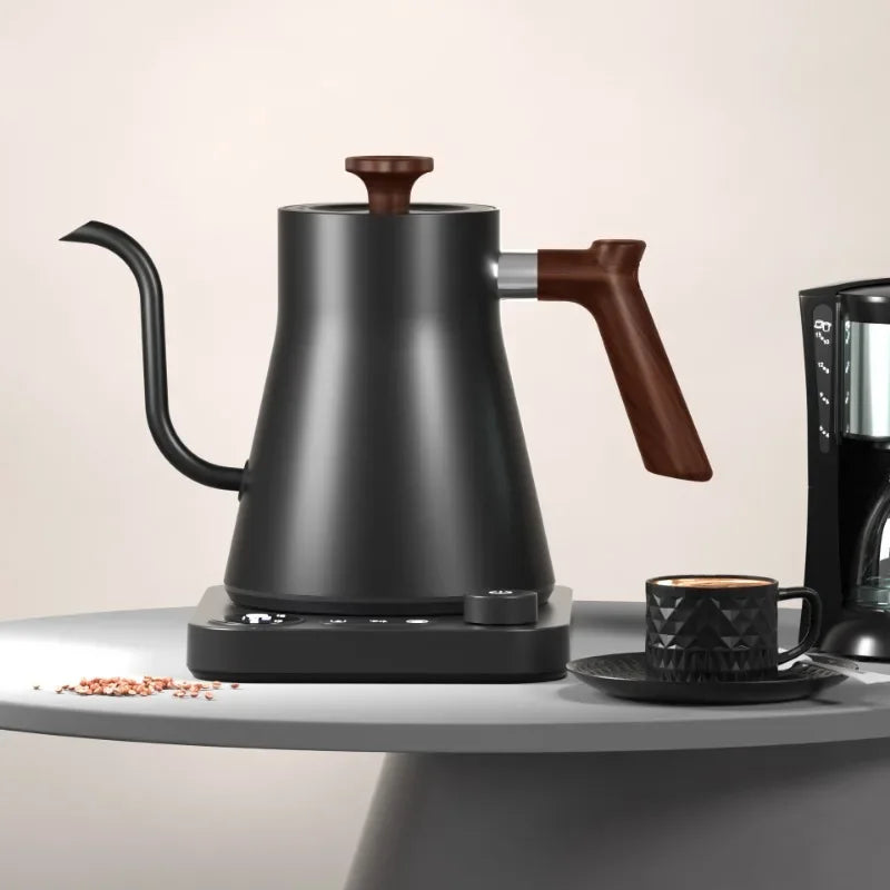 Electric Gooseneck Kettle 900ML with Temperature Control – Smart Pour Over Coffee & Tea Kettle