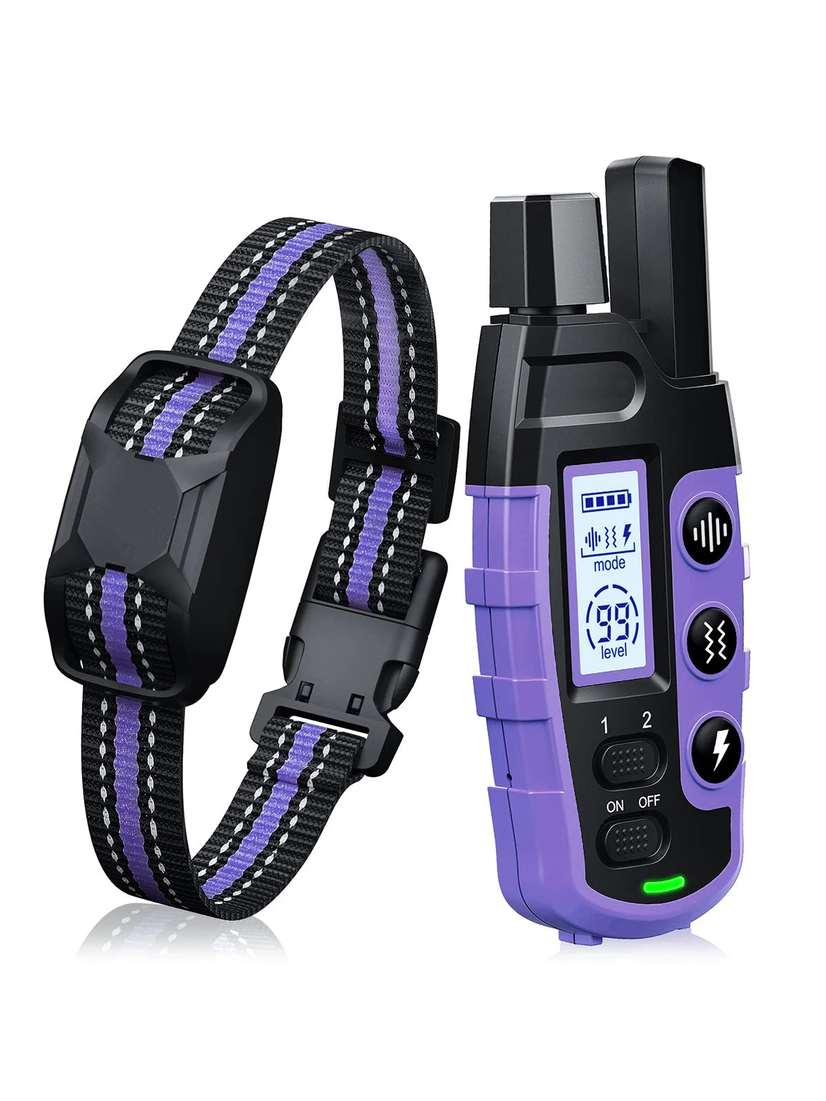 3300Ft Electric Dog Training Collar – Remote Control Waterproof E-Collar with Shock & Vibration for Dogs