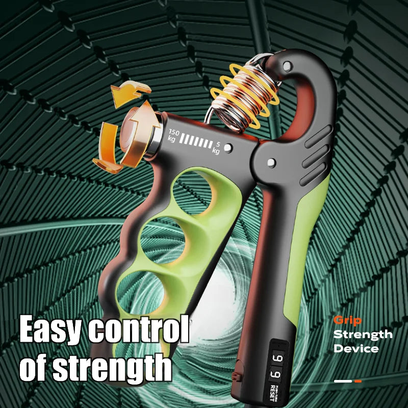 Adjustable Hand Grip Strengthener 5–150KG – Forearm & Wrist Trainer for Strength Training and Rehabilitation
