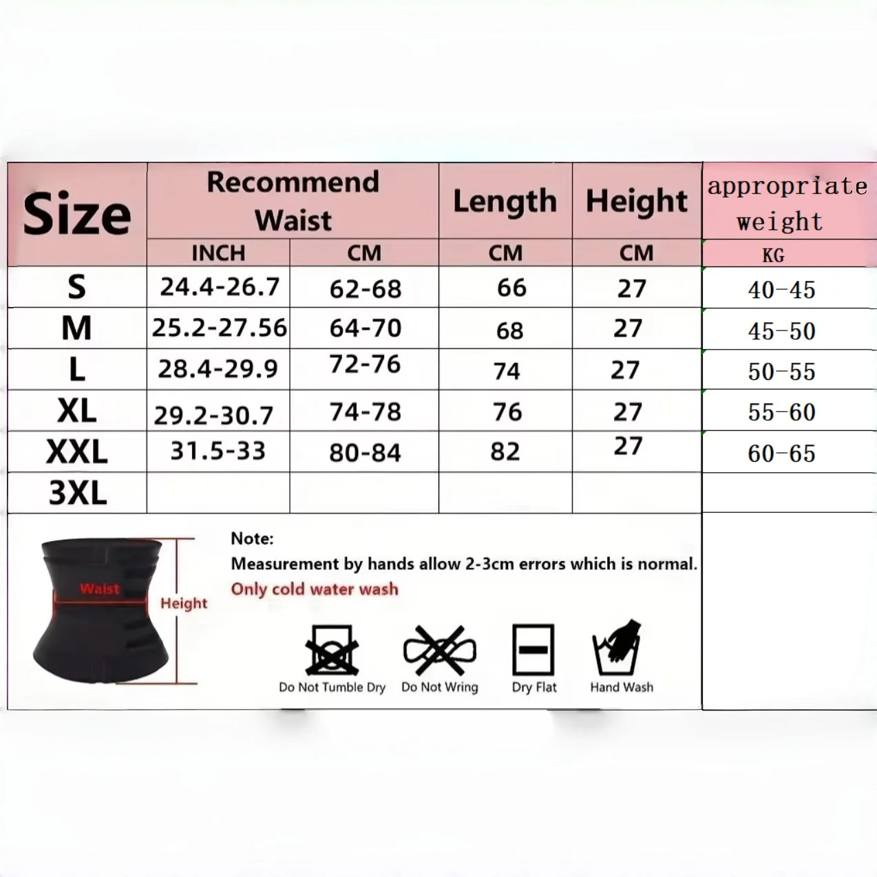 Waist Trainer Sweat Belt for Women & Men – Slimming Body Shaper Workout Waist Trimmer