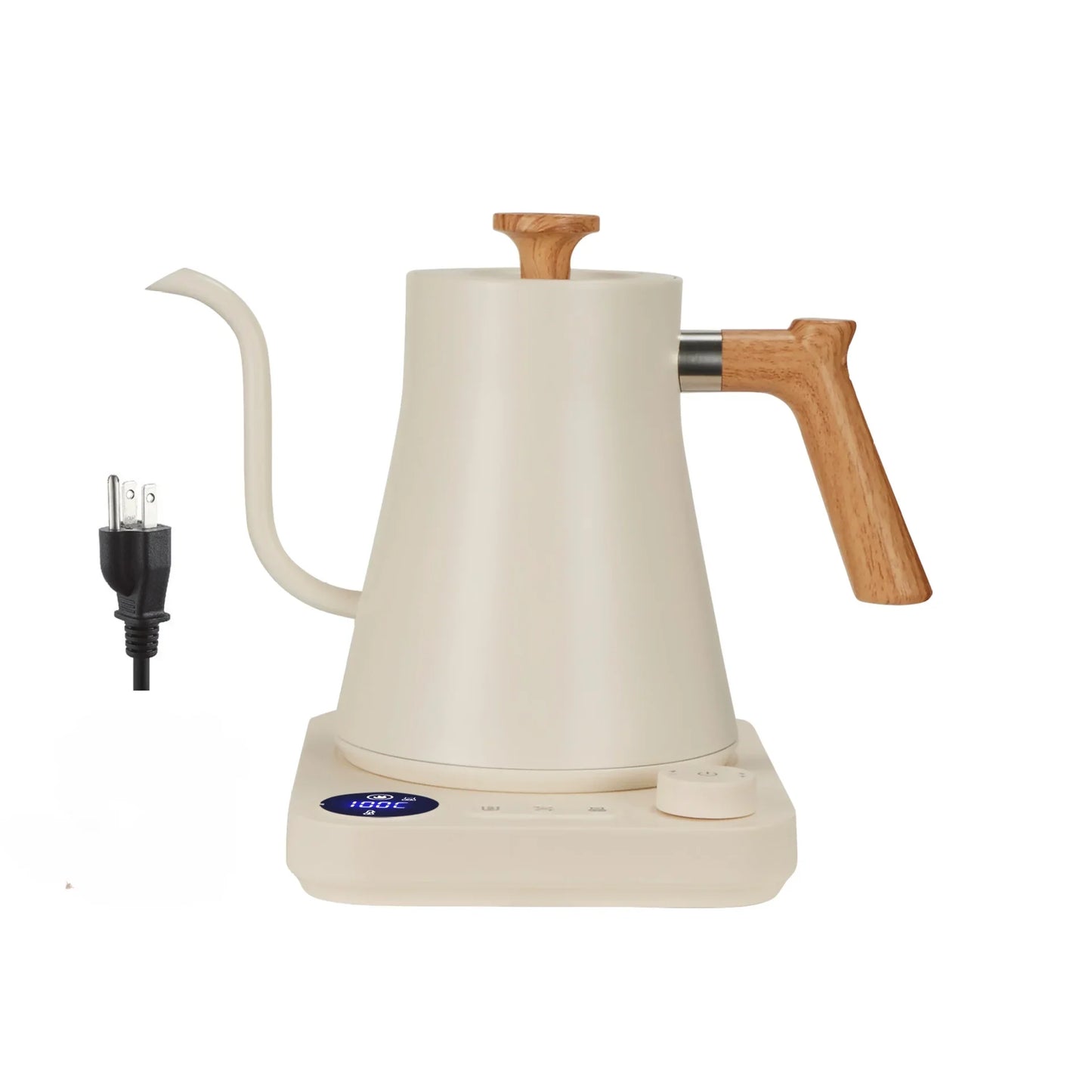 Electric Gooseneck Kettle 900ML with Temperature Control – Smart Pour Over Coffee & Tea Kettle