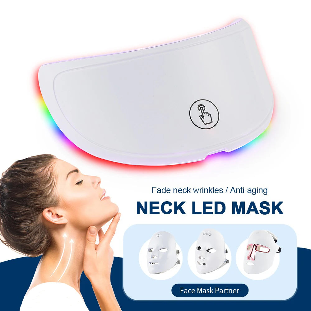 7-Color LED Photon Facial Mask | Wireless Light Therapy Mask for Anti-Aging, Acne Reduction, Skin Tightening & Brightening