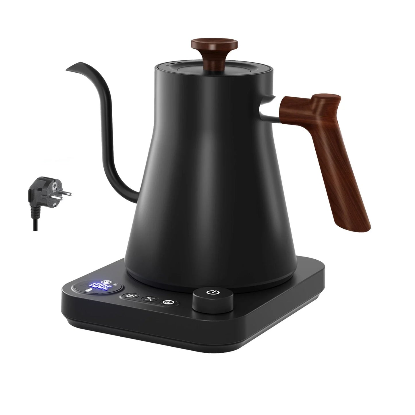 Electric Gooseneck Kettle 900ML with Temperature Control – Smart Pour Over Coffee & Tea Kettle