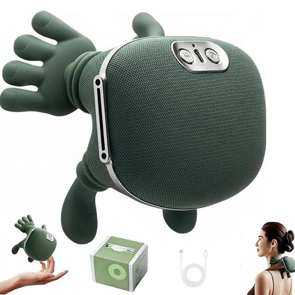 Wireless Neck & Shoulder Massager with Heat – Deep Kneading Shiatsu Massage Pillow for Body Pain Relief