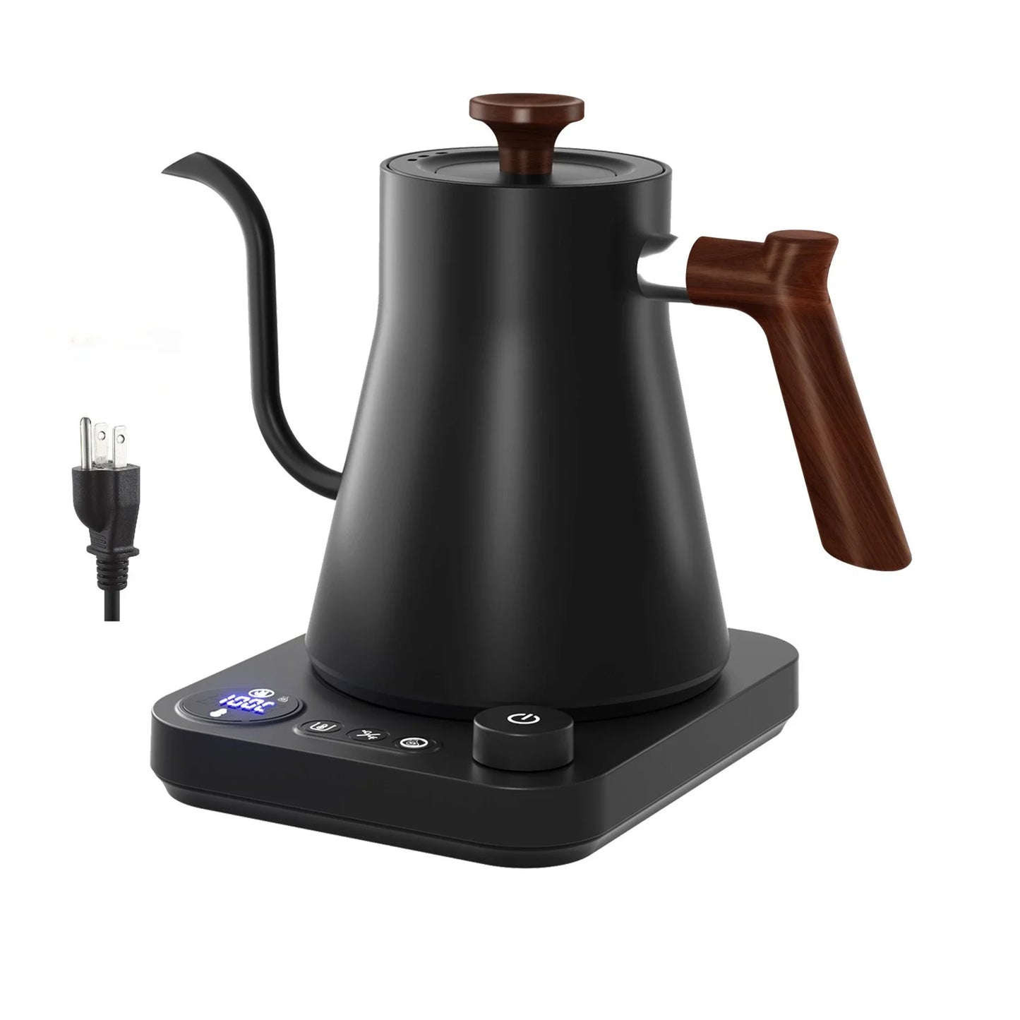 Electric Gooseneck Kettle 900ML with Temperature Control – Smart Pour Over Coffee & Tea Kettle