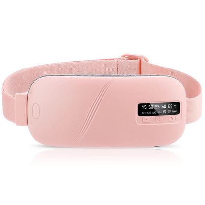 Electric Heating Waist Massage Belt – Smart Menstrual Heating Pad with Vibration Therapy for Period Cramp Relief