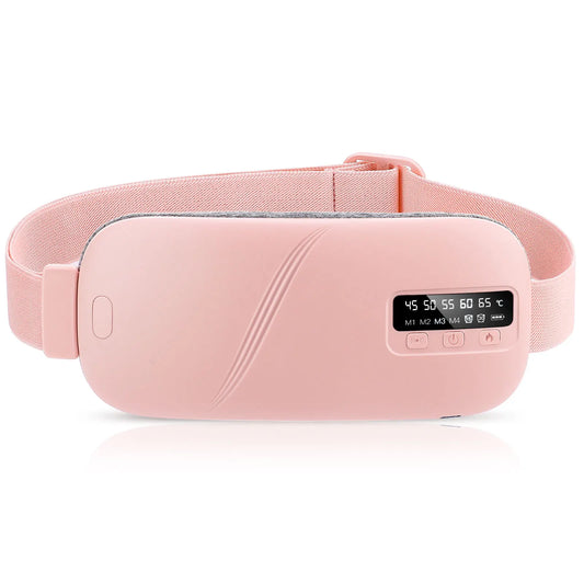 Electric Heating Waist Massage Belt – Smart Menstrual Heating Pad with Vibration Therapy for Period Cramp Relief